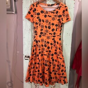 Women’s Fensace orange Halloween dress